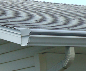 pewter gutter protection